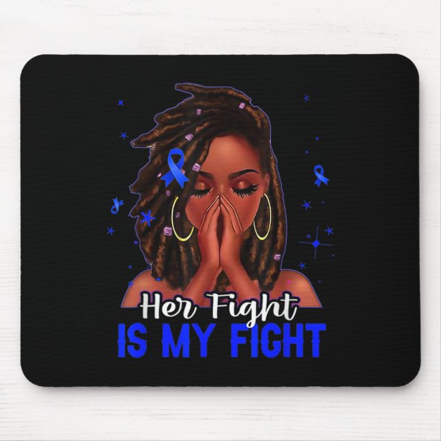 Mousepad A Mulher Negra Do Cabelo É A Minha Luta. (Frente)