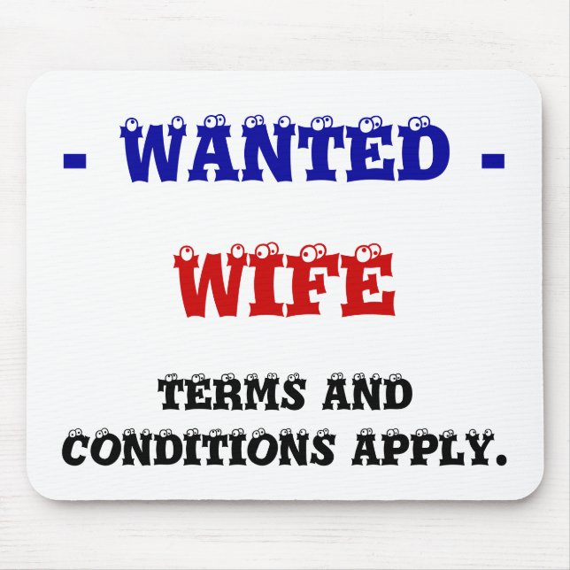 MOUSEPAD A MULHER QUERIA! (Frente)