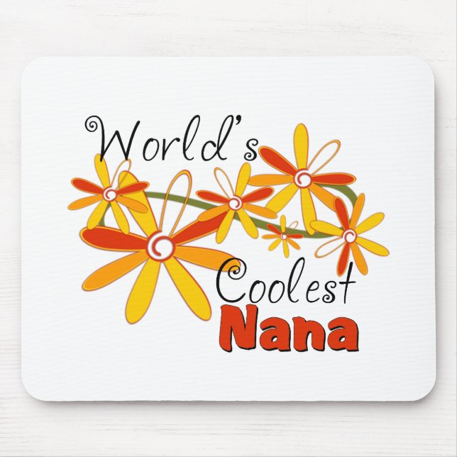 Mousepad A Nana a mais fresca do mundo floral (Frente)