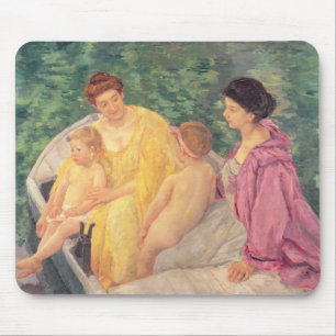 Mousepad A natação ou duas mães & suas crianças em a