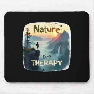 Mousepad A Natureza É Minha Terapia - Caminhada - Mulheres
