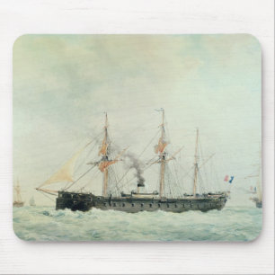 Mousepad A navio de guerra francesa, "La Gloire", 1880
