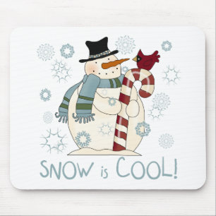 Mousepad A neve é Camisetas e presentes de férias Legal