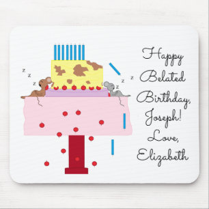 Mousepad A Noite Da Tarde - Aniversário Atrasado: