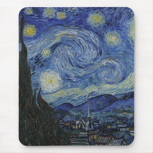 Mousepad A Noite Estrelada (Frente)