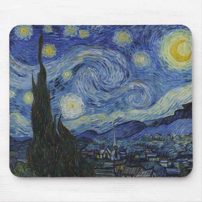 Mousepad A Noite Estrelada (Frente)