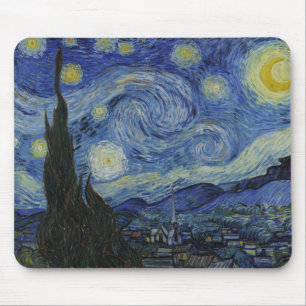 Mousepad A Noite Estrelada de Vincent van Gogh