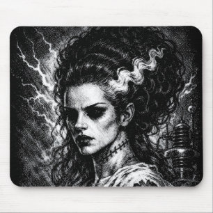 Mousepad A Noiva de Frankenstein — Ressuscitada por BurnsNo