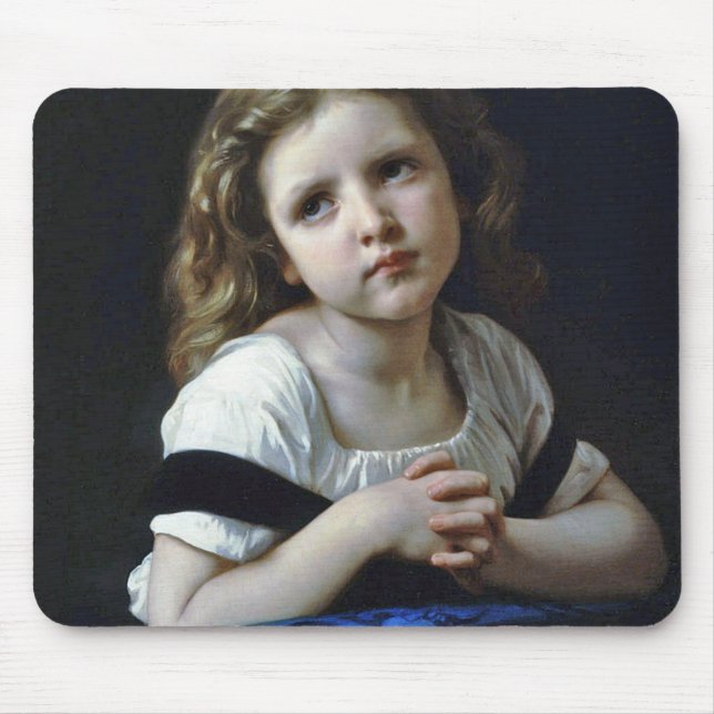 Mousepad A Oração, Bouguereau (Frente)