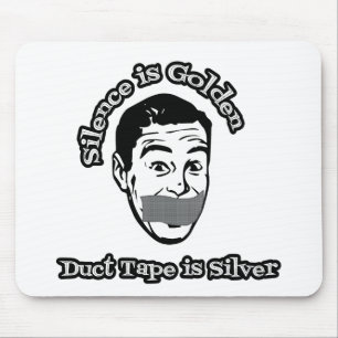 Mousepad A palavra é de prata e o silêncio é de ouro - a