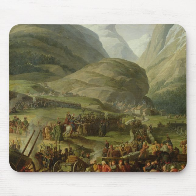 Mousepad A passagem de viagem de St Bernard do exército (Frente)