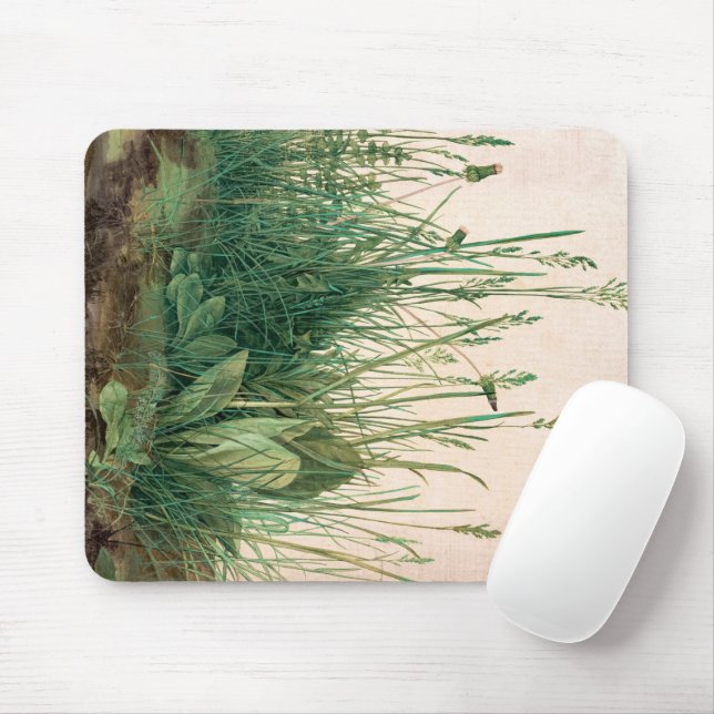 Mousepad A peça Excelente de Turf, 1503 por Albrecht Durer (Com mouse)