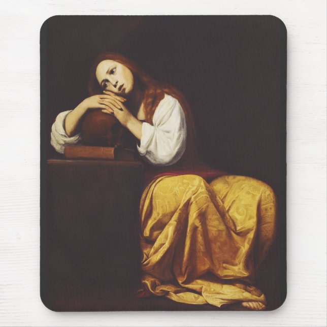 Mousepad A penitente Mary Magdalene por Giacomo Galli (Frente)