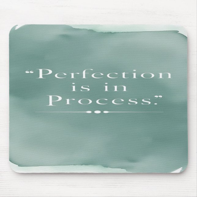 Mousepad A perfeição está no processo (Frente)