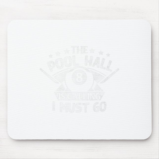 Mousepad A Piscina Engraçada Billiards Gift Piscina Hall Es (Frente)