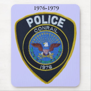 Mousepad A polícia da estrada de ferro de Conrail remenda