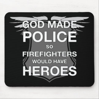 Mousepad A polícia feita deus assim que os