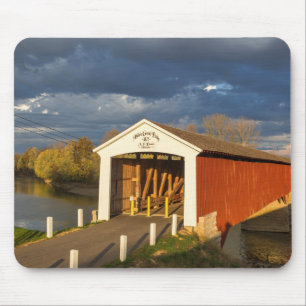 Mousepad A Ponte Coberta de Medora Construída Em 1875