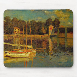 Mousepad A Ponte em Argenteuil por Claude Monet