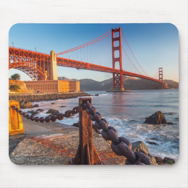 Mousepad A Ponte Golden Gate a partir de Fort Point (Frente)