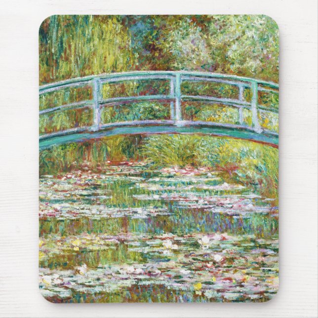 Mousepad A ponte japonesa Claude Monet 1899 (Frente)