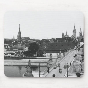 Mousepad A ponte velha sobre o cano principal de rio