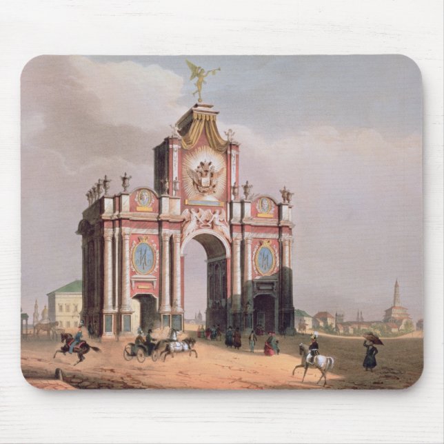 Mousepad A porta vermelha em Moscovo (Frente)