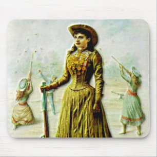 Mousepad A Poster Wild West de Buffalo Bill Annie Oakley