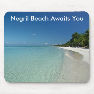 Mousepad A praia de Negril espera-o