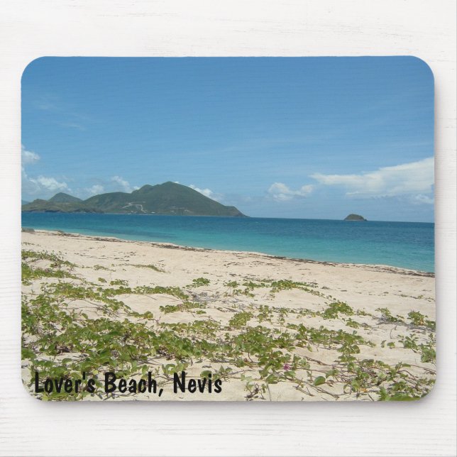 Mousepad A praia do amante, Nevis (Frente)