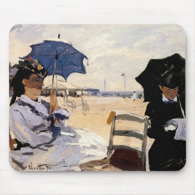 Mousepad A praia em Trouville (Frente)