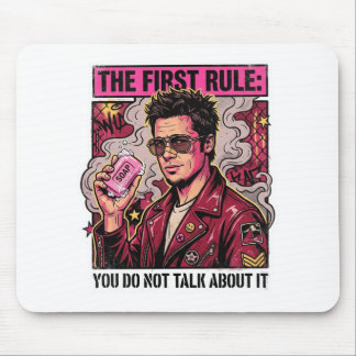 Mousepad A Primeira Regra - Você Não Fala Sobre Isso Sabone