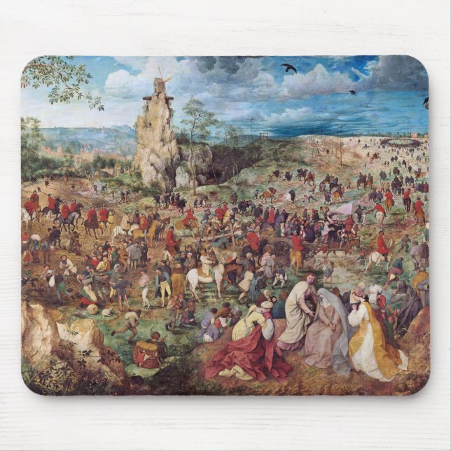 Mousepad A procissão ao Calvário, Pieter Bruegel (Frente)