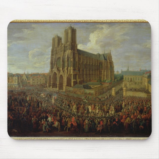 Mousepad A procissão do rei Louis XV (Frente)