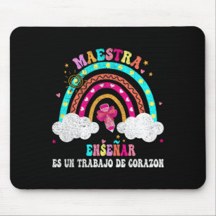 Mousepad A Professora Professora de Espanhol Bilíngue Para 