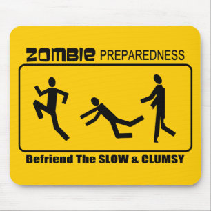 Mousepad A prontidão do zombi Befriend lento TODO O design