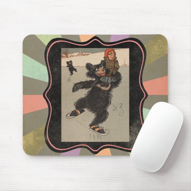 Mousepad A proteção do mouse de três ursos (Com mouse)