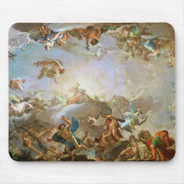Mousepad A queda do Giants que besieging Olympus, 1764 (oi (Frente)