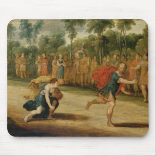 Mousepad A raça de Atalanta e de Hippomenes (óleo no