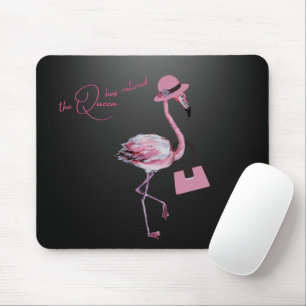 Mousepad A Rainha Aposentou O Chic Pink Flamingo