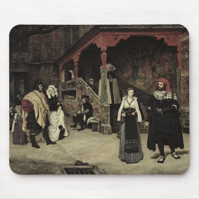 Mousepad A reunião de Faust e de Marguerite, 1860 (Frente)