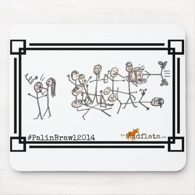 Mousepad A rixa de Palin, por Jeanne Devon (Frente)