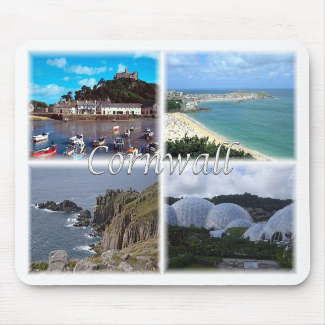 Mousepad A Rua Final Da Cornwall England Land: Ives Eden Pr (Frente)