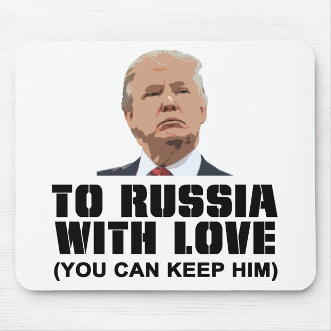 Mousepad À Rússia com amor (Frente)