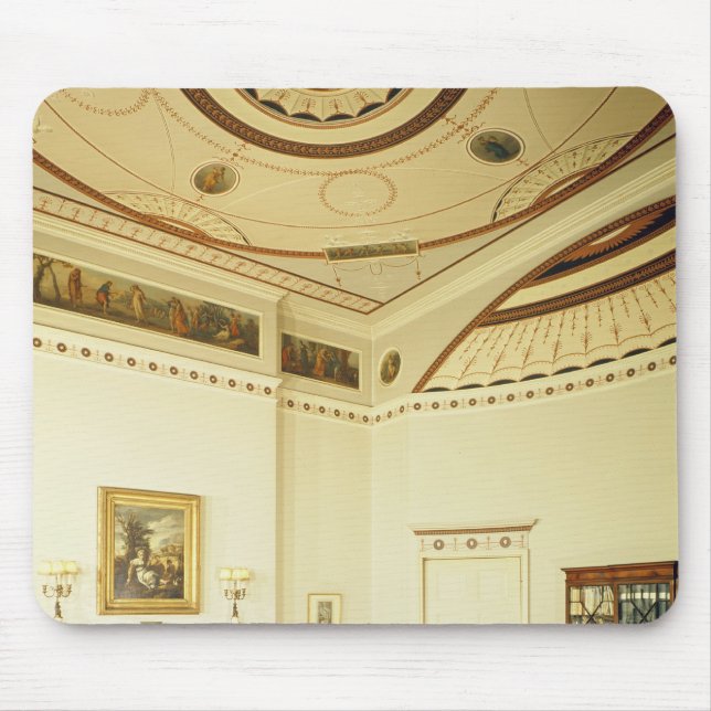 Mousepad A sala de Etruscan projetada por Robert Adam (Frente)