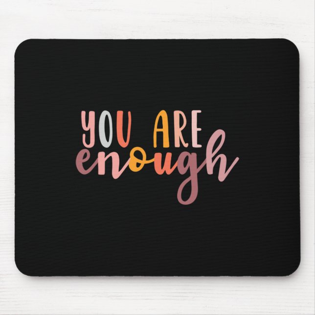 Mousepad A saúde mental é suficientemente sensibilizada par (Frente)