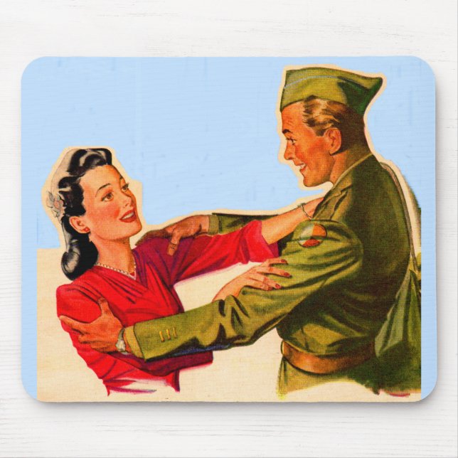 Mousepad A Segunda Guerra Mundial de 1940, que veio da guer (Frente)