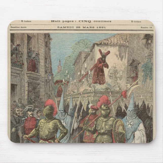 Mousepad A Semana Santa em Sevilha (Frente)