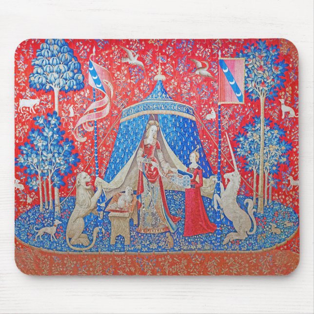 Mousepad A Senhora e o Unicórnio / A Mon Seul Desir (Frente)