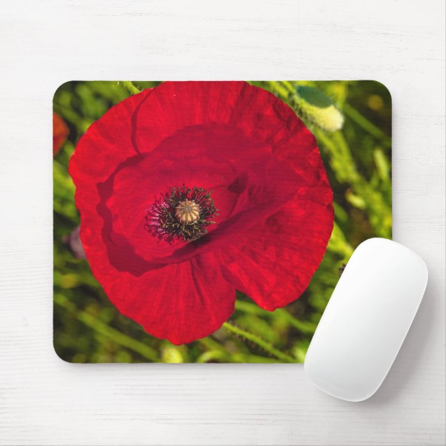 Mousepad A série de papoila nº 2 (Com mouse)